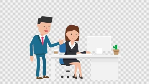 Corporate Man Giving Instructions Stock Footage 205064336