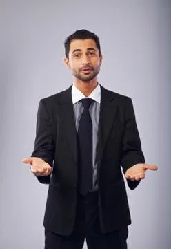 Corporate man presenting Stock Photos