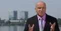 Corporate Manager in Press Interview Talk About Sales Market Economic Evolution 4k or 4k+ Resolution