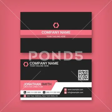 Corporate modern business card template PSD 템플릿