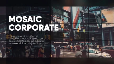 Corporate - Mosaic Promo Stock After Effects