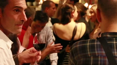 Corporate Networking Drinks Event Stock Footage 40902064