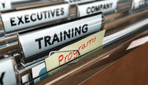 Corporate or Employee Training. 库存插图