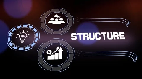Corporate Organization Structure Hierarchy Teamwork Motion Graphic Stock Footage 328899994