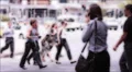 Corporate people at a road crossing HD Footage