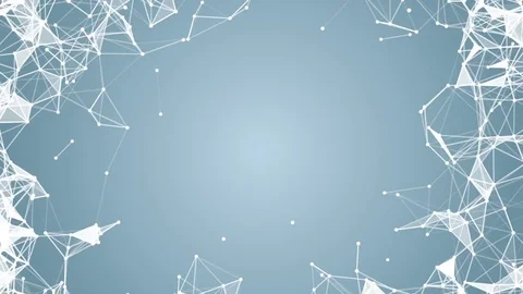 Corporate plexus frame. place for text. cinematic plexus background. seamless Stock Footage 84918606