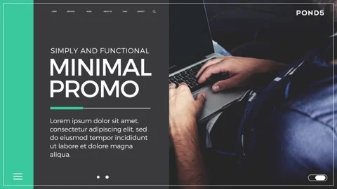 Corporate Presentation Promo Opener After Effects stock