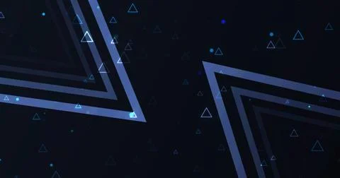Corporate presentation screen saver theme of triangles. Soft gradient seaml.. Illustrazione stock