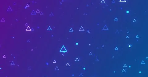Corporate presentation screen saver theme of triangles. Soft gradient seaml.. Stock Illustration