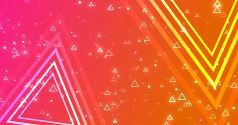 Corporate presentation screen saver theme of triangles. Soft gradient seaml.. Stock Illustration