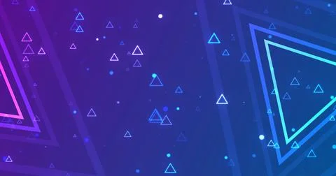 Corporate presentation screen saver theme of triangles. Soft gradient seaml.. Illustrazione stock