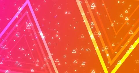 Corporate presentation screen saver theme of triangles. Soft gradient seaml.. Stockillustratie
