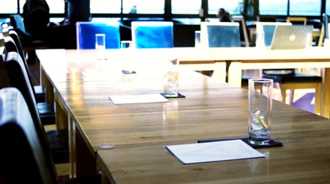 Corporate presentation table Видео 26133425