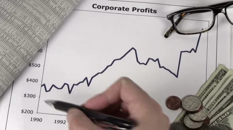 Corporate profits V4 - HD 스톡 동영상 5378018