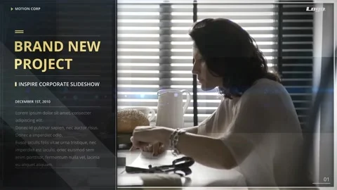 Corporate Promo After Effects stock
