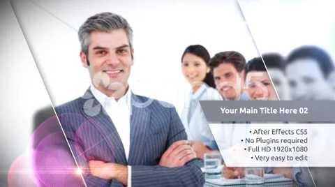 Corporate Slideshow 库存 After Effects