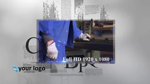 Corporate Slideshow After Effects素材