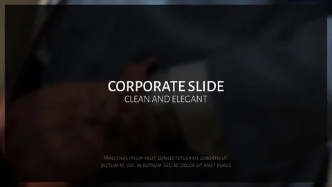 Corporate Slideshow Stock After Effects