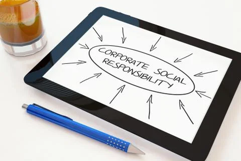 Corporate Social Responsibility Stock Illustration