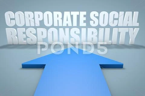 Corporate Social Responsibility Stock Illustration