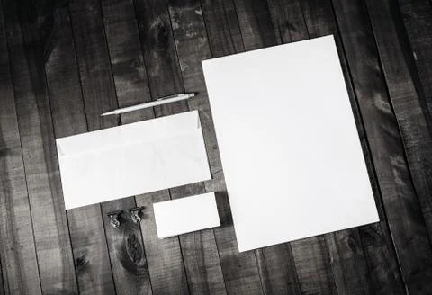 Corporate stationery template Stock Photos