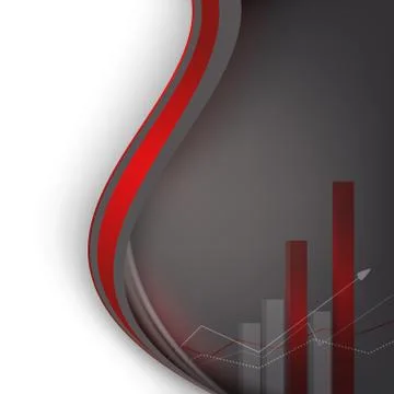 Corporate statistic background Stock Illustration