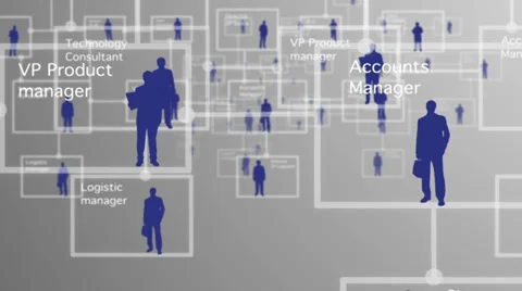 Corporate structure Vídeo Stock 32496272