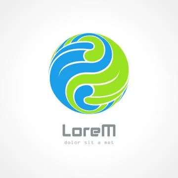 Corporate styles vector logo design Stock Illustration