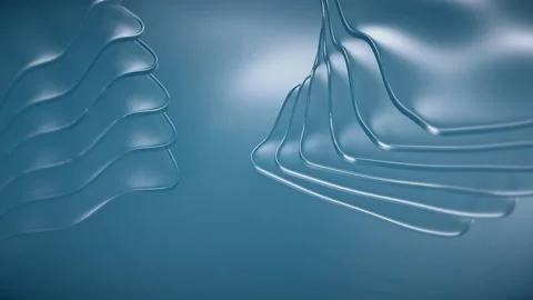 Corporate Stylish 3d Blue Background Stock Footage 212059555
