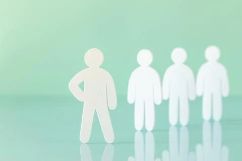 Corporate supervisor and team hierarchy concept.  manager or busin.. Illustration