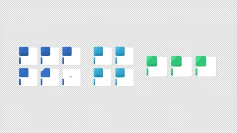 Corporate task management infographic template animation set Stock Footage 333752152