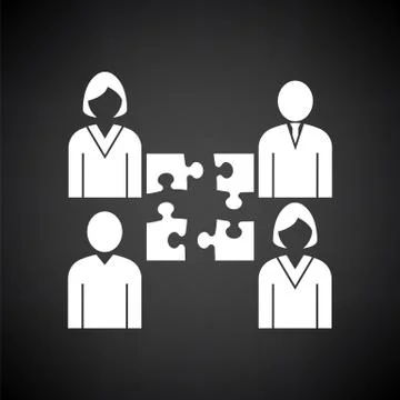 Corporate Team Icon Stock Illustration