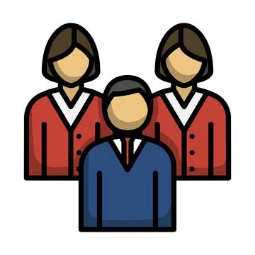 Corporate Team Icon Stock Illustration