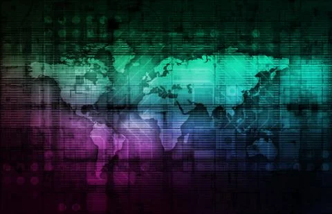 Corporate technology Stock Illustration