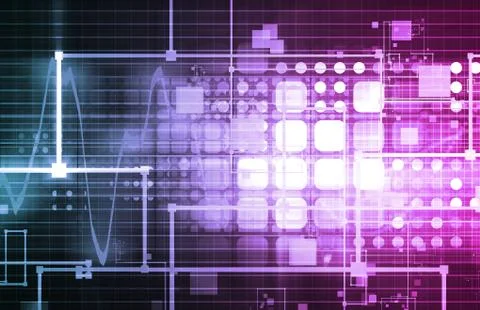 Corporate technology Stock Illustration