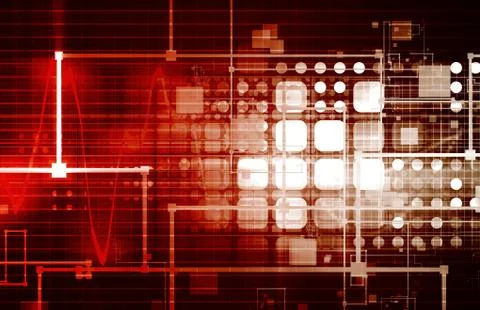 Corporate technology Stock Illustration