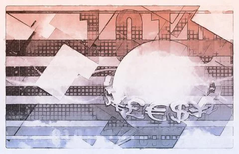 Corporate Technology Illustrazione stock