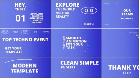 Corporate Text Typography Catálogo de After Effects