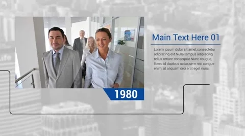 Corporate Timeline Presentation & Business Commercial Intros Slideshows Stock After Effects