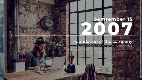 Corporate Timeline Slideshow Stock After Effects