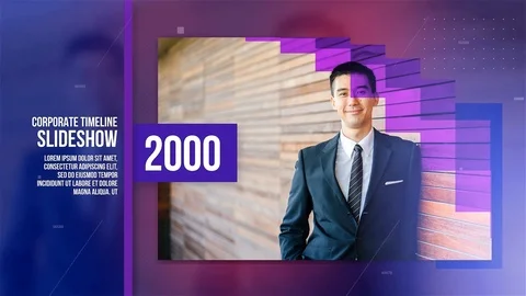 Corporate Timeline Slideshow Stock After Effects