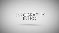 Corporate Typography 3D Text Titles Animation Logo Reveal Elegant Intro Stock After Effects