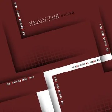 Corporate vector layout Stock Illustration