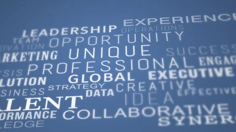 Corporate words mood wall Stock Footage 59838683