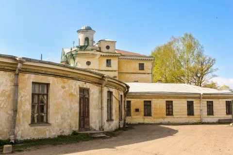 Corps of old buildings. Stock Photos