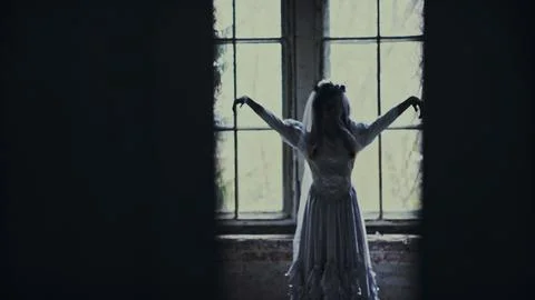 Corpse Bride is trying to attack Stock Photos