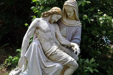 Corpse Jesus, holy statue Stock Photos