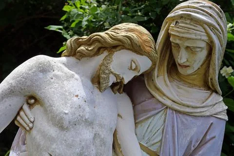 Corpse Jesus, holy statue Stock Photos