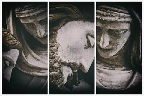 Corpse Jesus, holy statue Stock Photos
