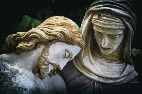 Corpse Jesus, holy statue Stock Photos
